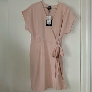 Bobeau Petite Blush Wrap Dress